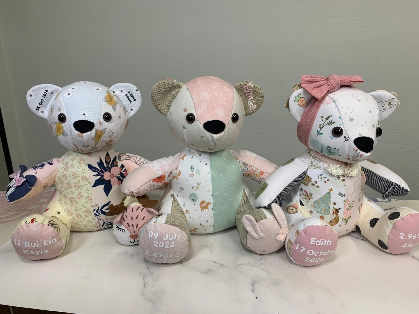Olibaby Heirloom Bear — handcrafted memory keepsake